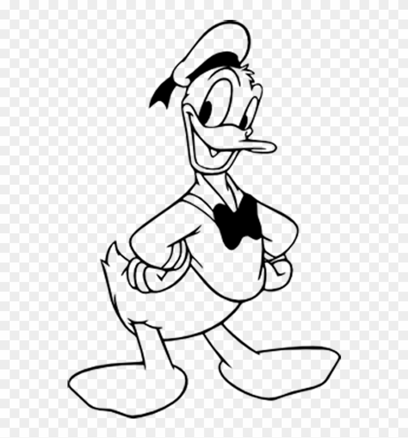Donald Duck Coloring Pages For Kids - Donald Duck For Coloring Clipart #884175