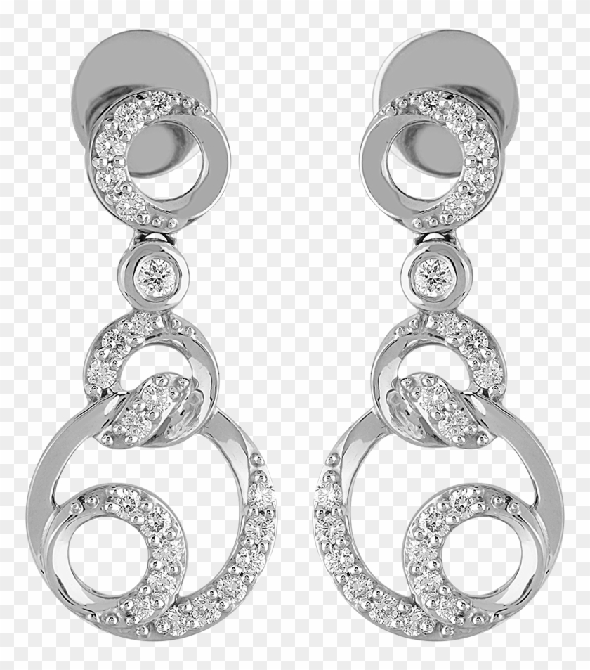 Buy Orra Platinum Earring For Online - Earrings Clipart #884367