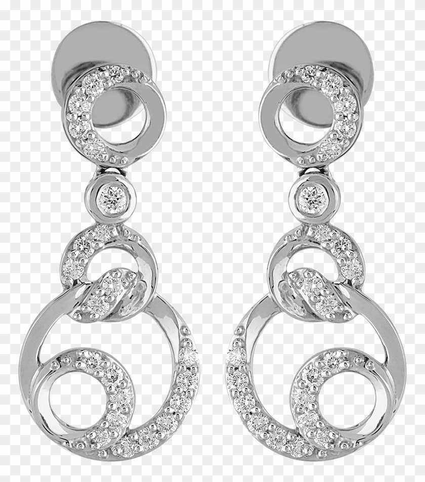 Buy Orra Platinum Earring For Online - Earrings Clipart