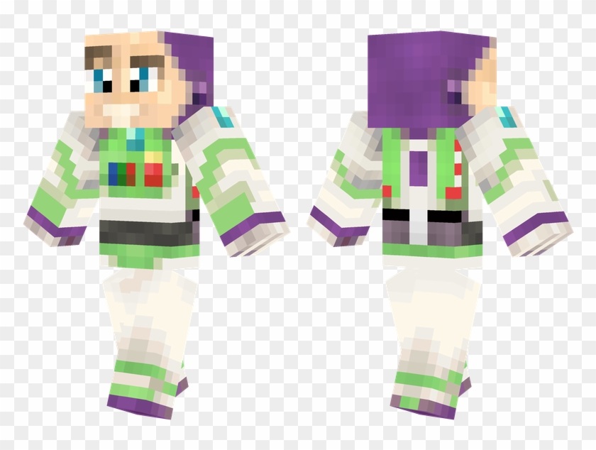 Buzz Lightyear - Buzz Lightyear Minecraft Pe Skin Clipart #884415