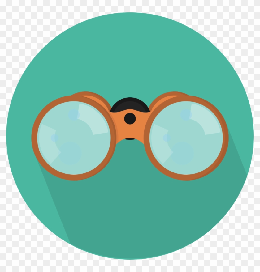 Creative Tail Objects Binoculars - Transparent Background Binoculars Icon Clipart