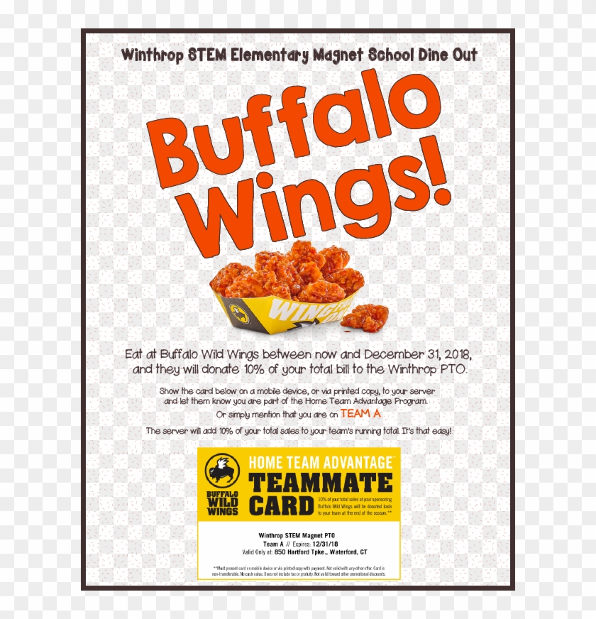 Click Here To Download The Flyer - Buffalo Wild Wings Clipart