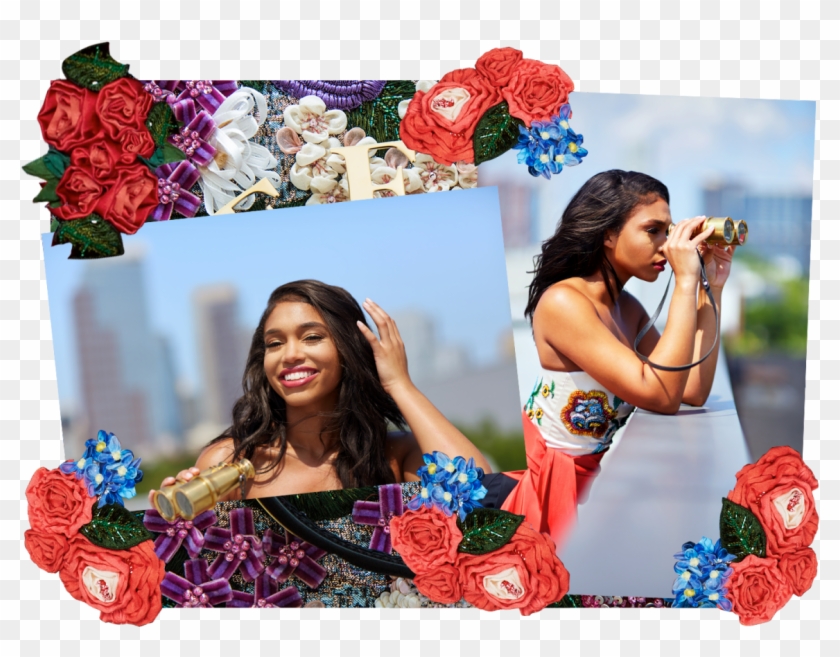 Bustier And Pants - Garden Roses Clipart #886195