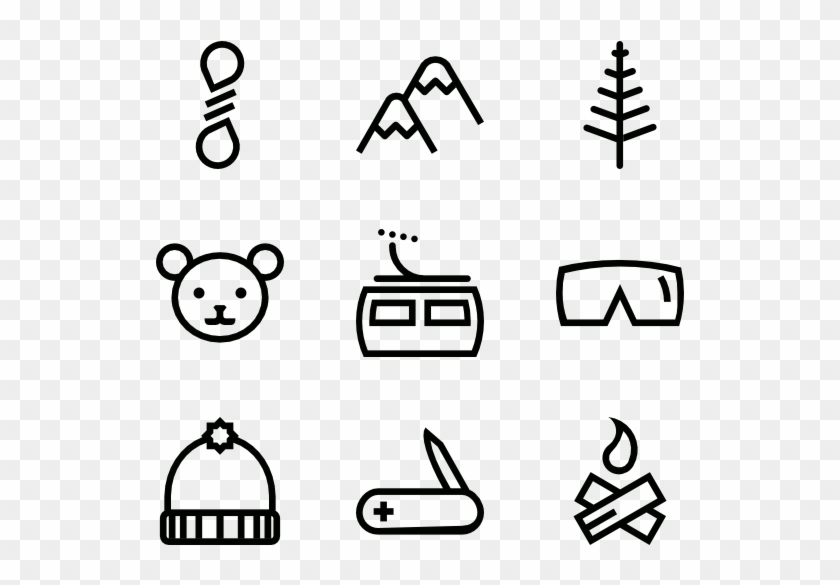 Mountain Icons - Icon Clipart