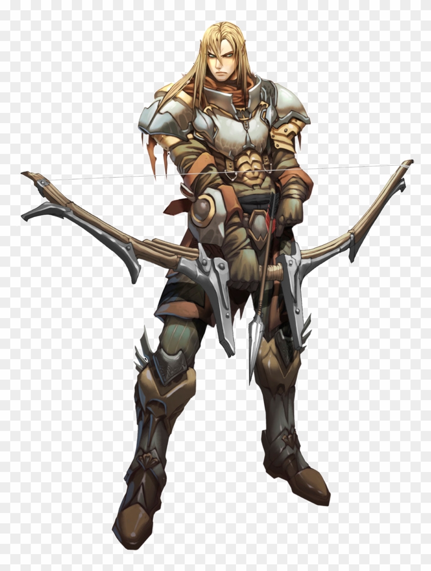 Arqueiro Rpg Png - Paladin Archer Clipart #886773