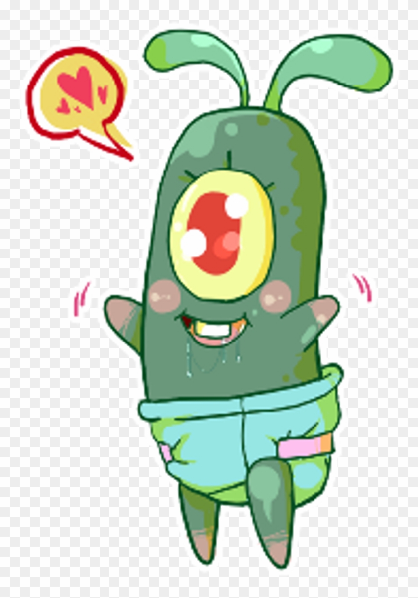 Plankton Sticker - Baby Plankton Clipart