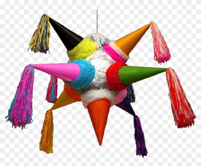 Piñata Navideña Png - Piñata De Navidad De 7 Picos Clipart #886949
