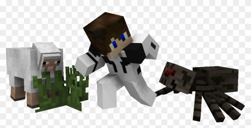 Spelunking With Spiders A Minecraft Short Story/comic - Mecha Clipart