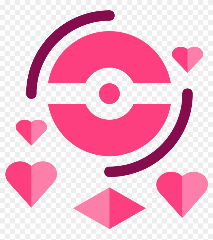 Heart Icons Rpg - Pokestop Icon Clipart #887244