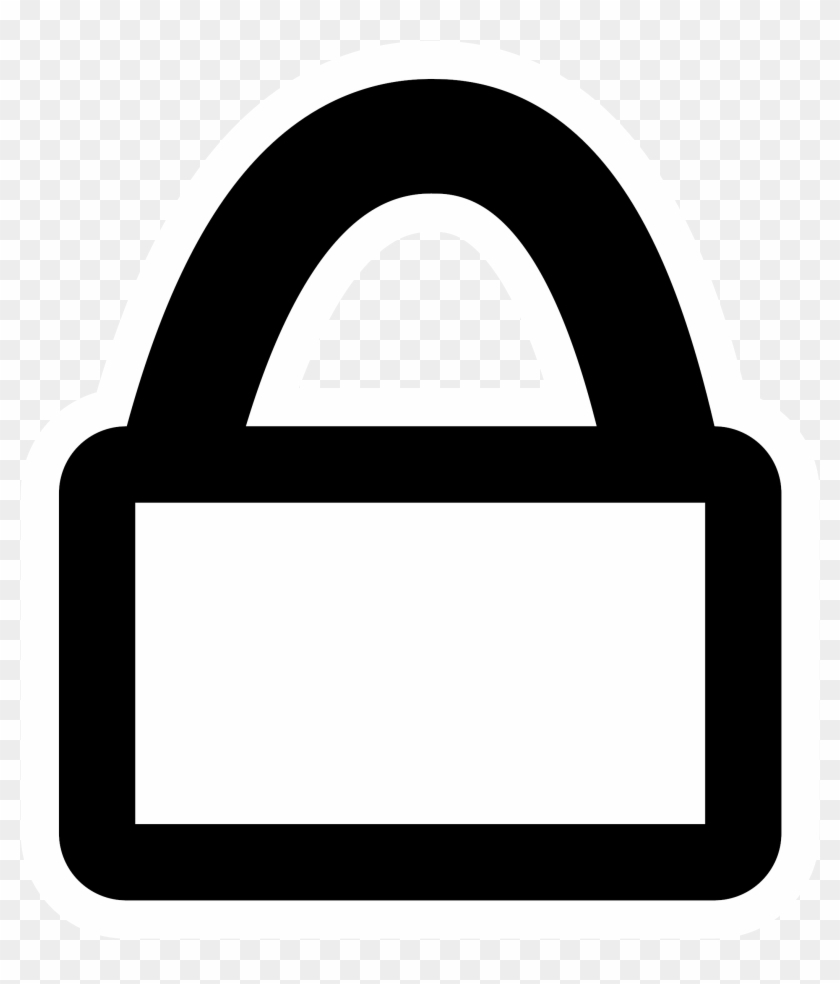 This Free Icons Png Design Of Mono Lock Clipart #887302