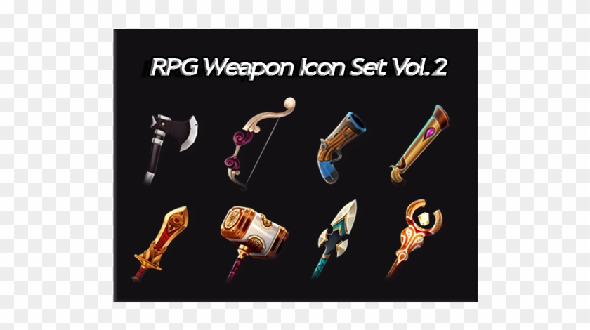 Rpg Icon Game Set Clipart