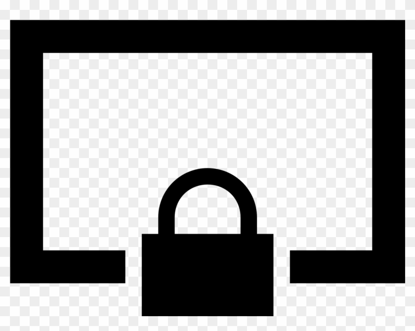 Blocco In Orrizzontale Icon - Landscape Lock Icon Png Clipart #887557