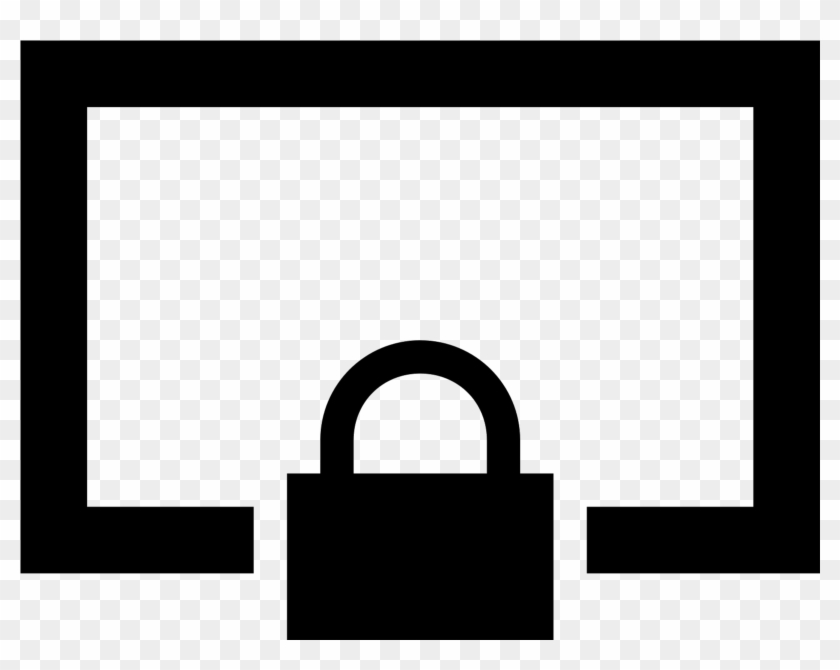 Blocco In Orrizzontale Icon - Landscape Lock Icon Png Clipart