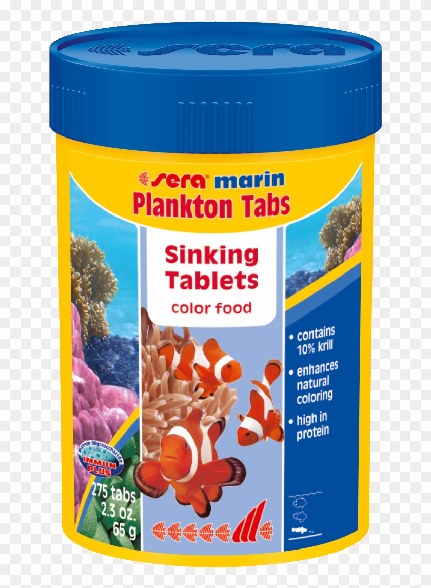 4001942450164 45016 Usa Sera Marin Plankton Tabs 100 - Sera Marin Granules Clipart