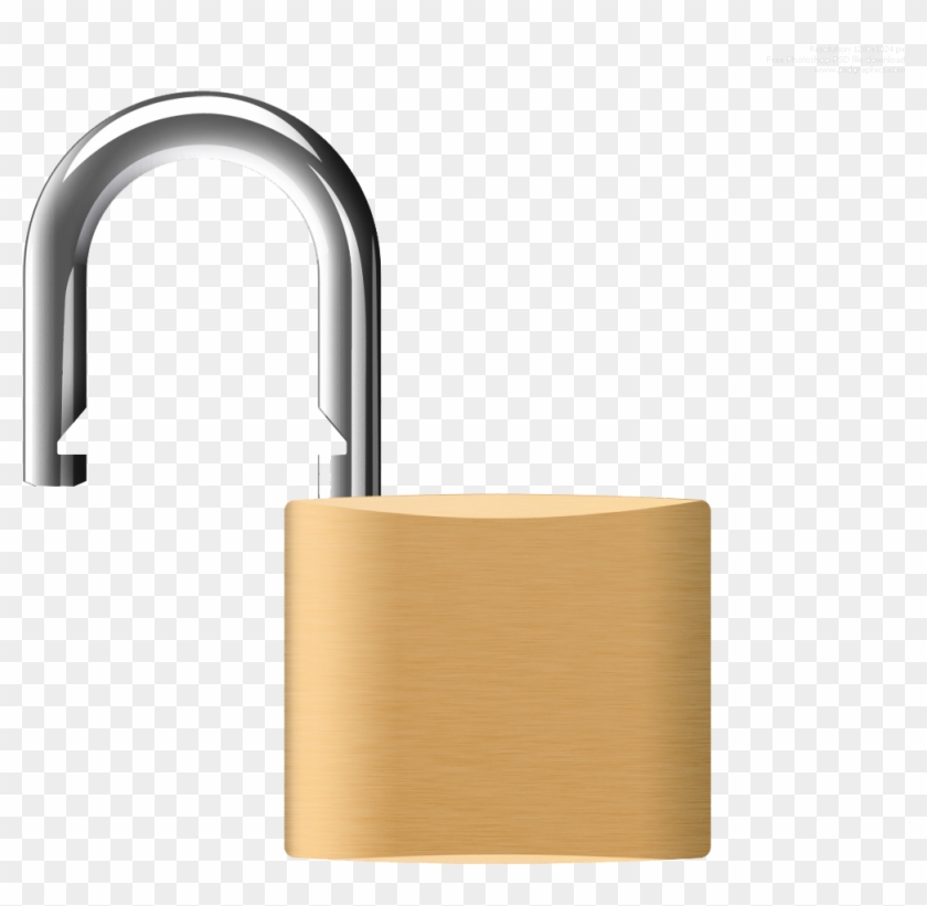 Download - Unlocked Padlock Clipart #887802