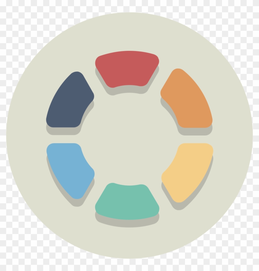 Circle Icons Colorwheel - Product Circle Icon Png Clipart