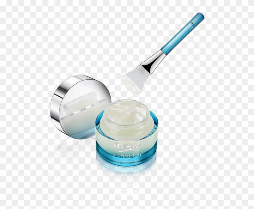 Biotherm Life Plankton And Spa Brush Open - Biotherm Life Plankton Mask Applicator Brush Clipart #887951