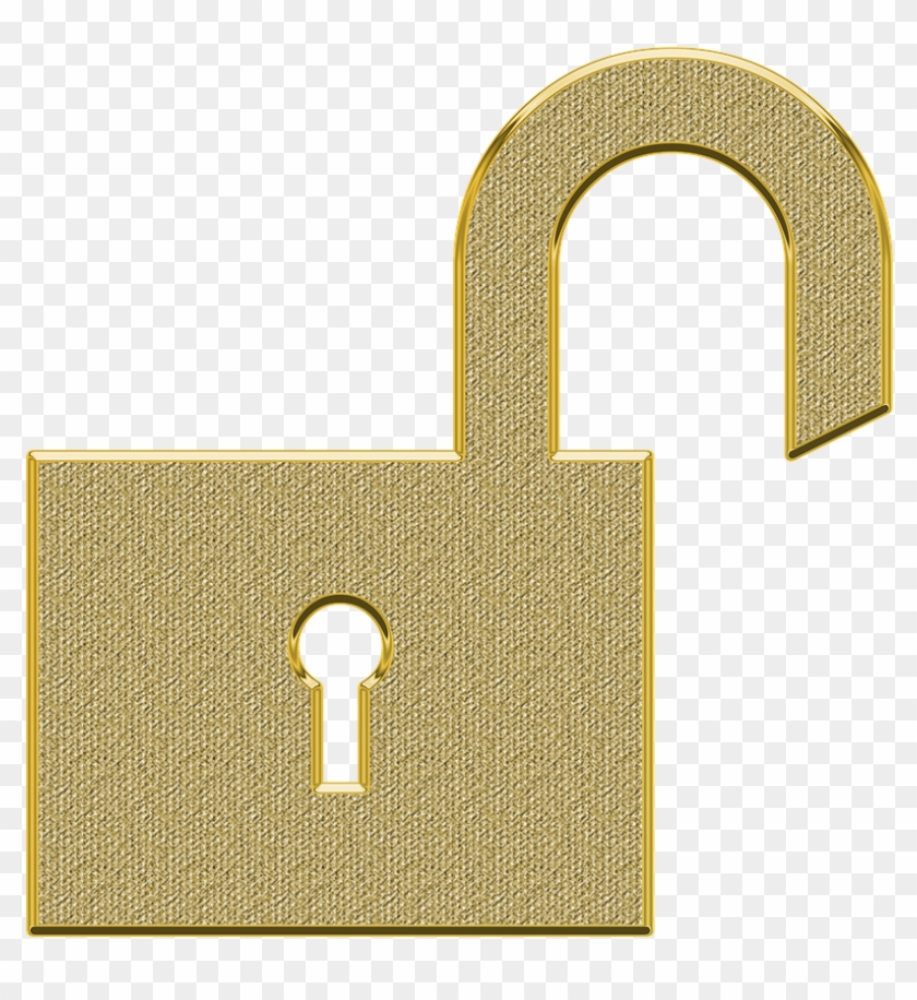Open - Открытый Замок Clipart #888209