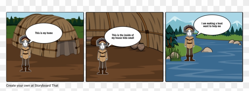 Houses - Storyboard Chapter 18 Of Things Fall Apart Clipart