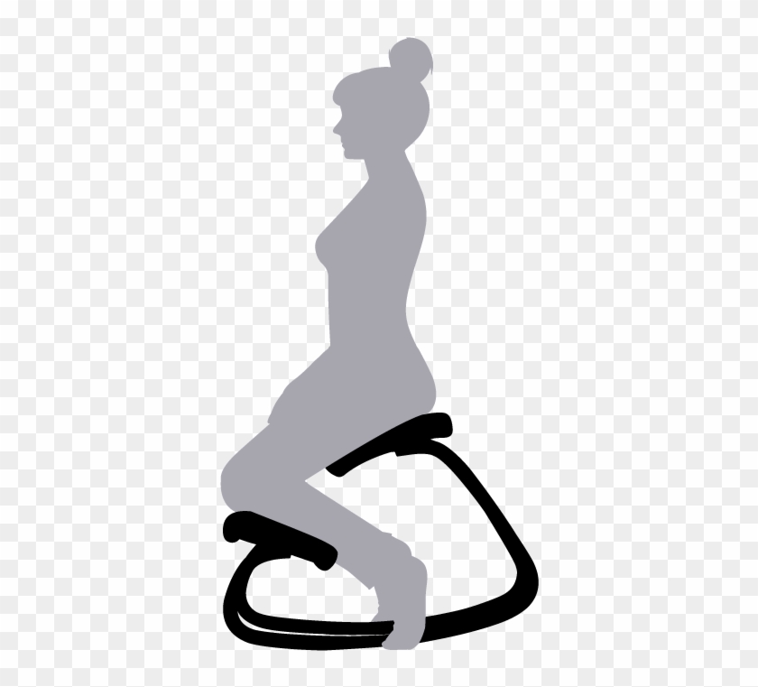 The Original Kneeling Chair - Sledding Clipart #888617