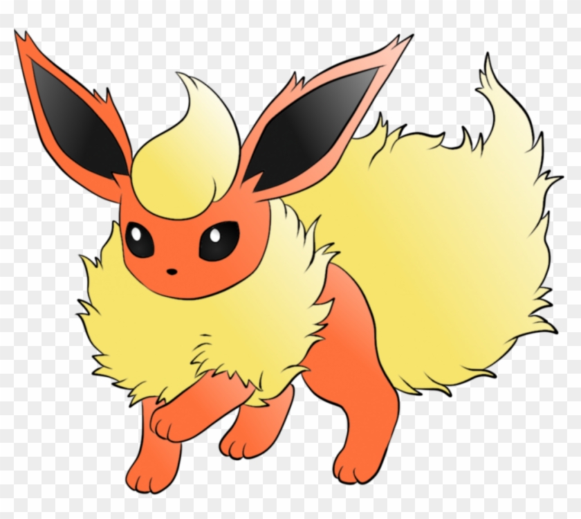 Flareon Pokemon Png - Pokemon Eevee Evolution Flareon Clipart