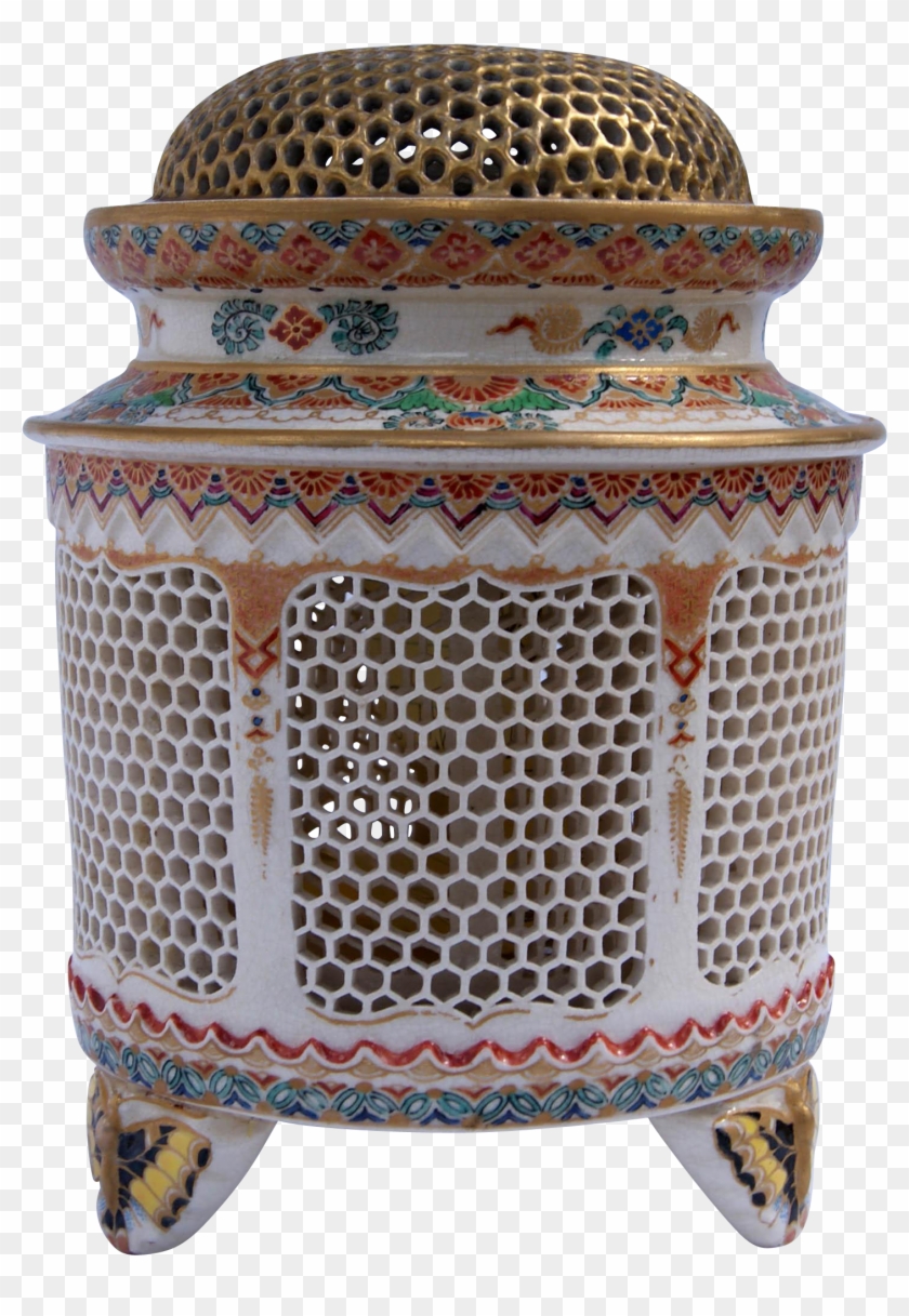 19th Century Japanese Meiji Period Satsuma Censor - Porcelain Clipart #888700