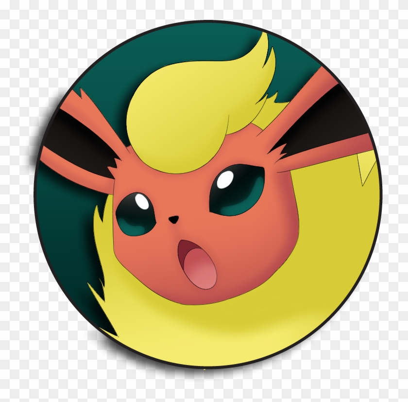 Home / Pin Back Buttons / Pokemon / Flareon Pin Back - Button Png Pokemon Clipart #888738