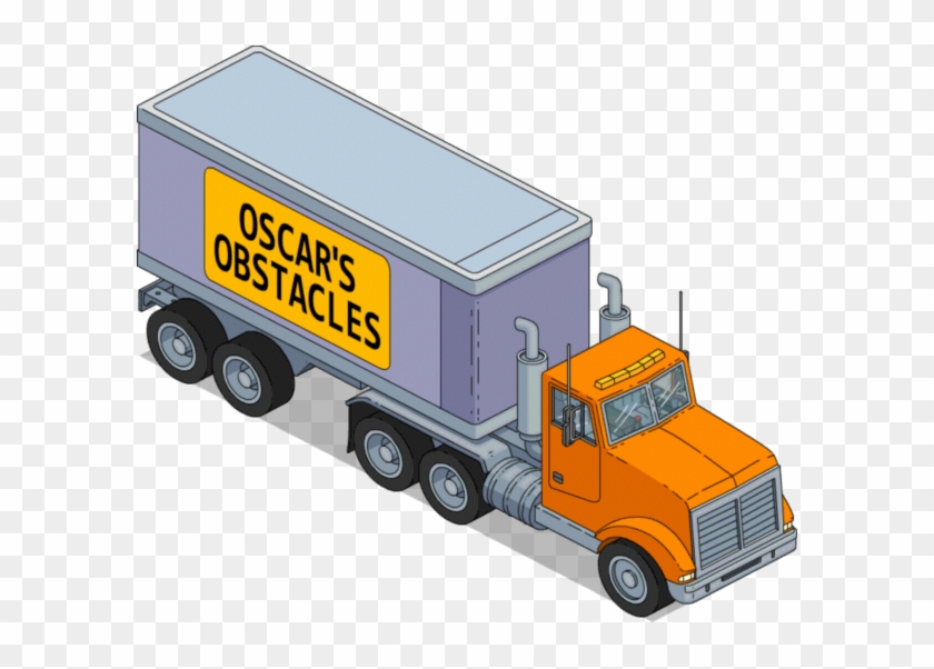 Tapped Out Oscar's Obstacles Truck - Simpsons Tapped Out Vehicles Clipart