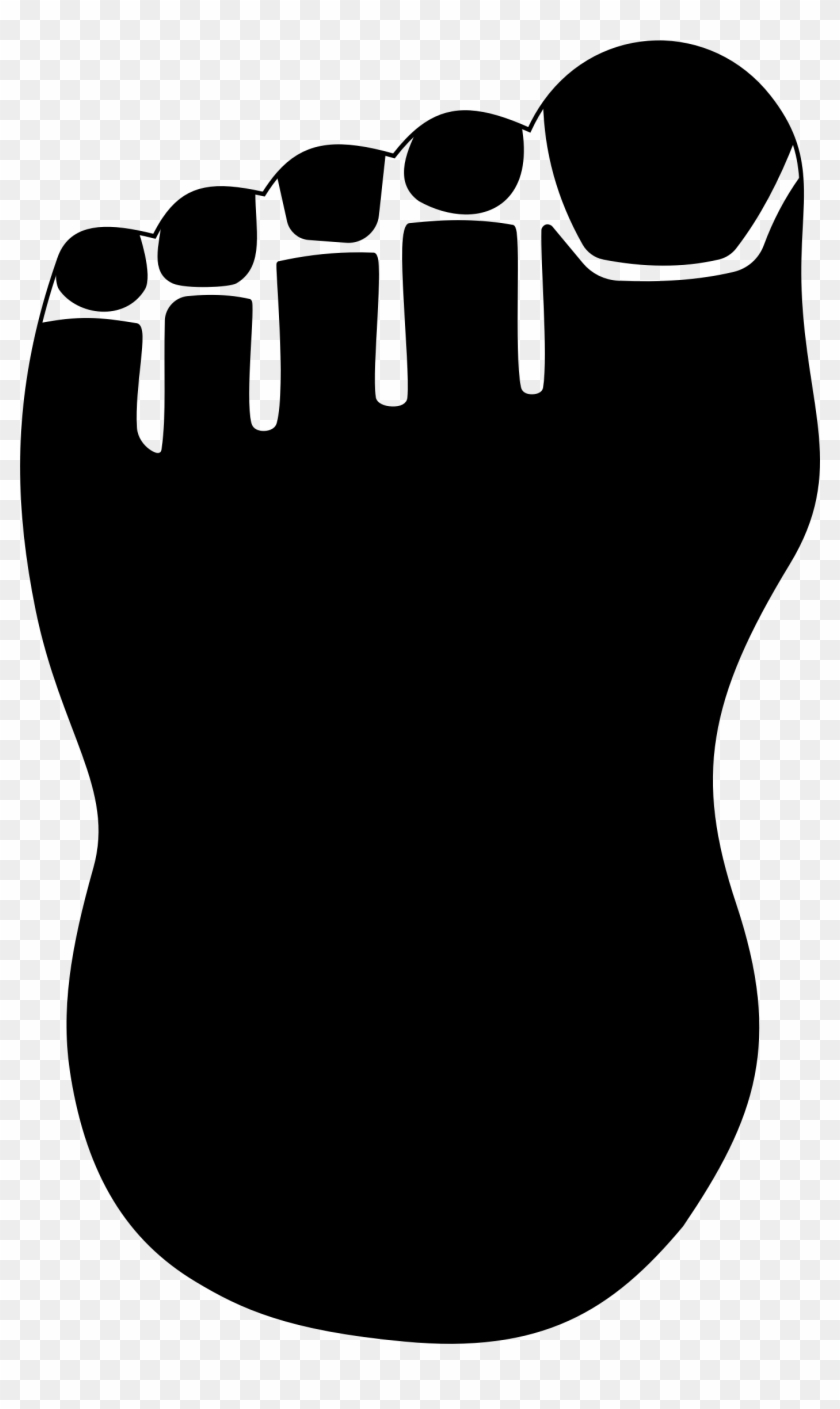 This Free Icons Png Design Of Foot Silhouette Clipart #888831