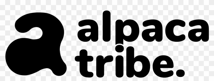 Alpaca Tribe Alpaca 20tribe 20logo 20 20wide 20 20black Clipart #888864