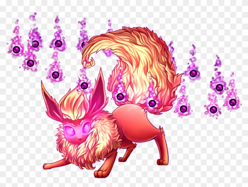 Flareon Used Will O Wisp By Ikiska Clipart #888911