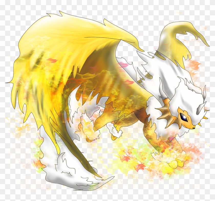 Pokemon Shiny Mega Flareon Dragon Is A Fictional Character - Pokemon Flareon Mega Evolution Clipart