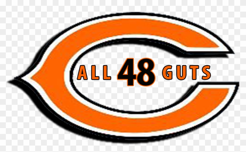 Cushing C 48 All Guts Logo - Chicago Bears Logos, Uniforms, And Mascots Clipart #889253