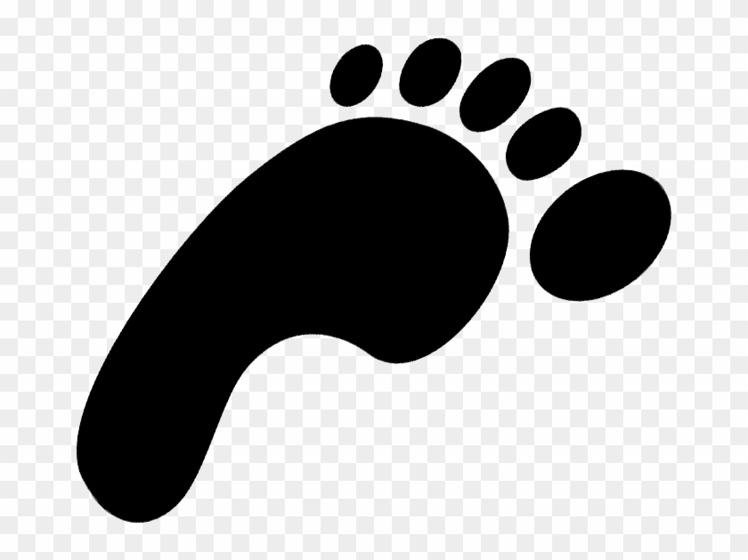 Footprints Clipart Shoe Print - Transparent Background Foot Print Png #889338