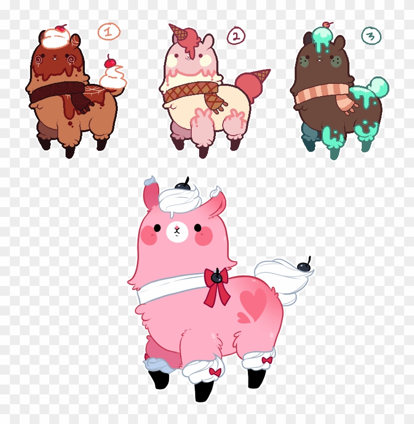 Drawn Alpaca Pixel - Cartoon Clipart