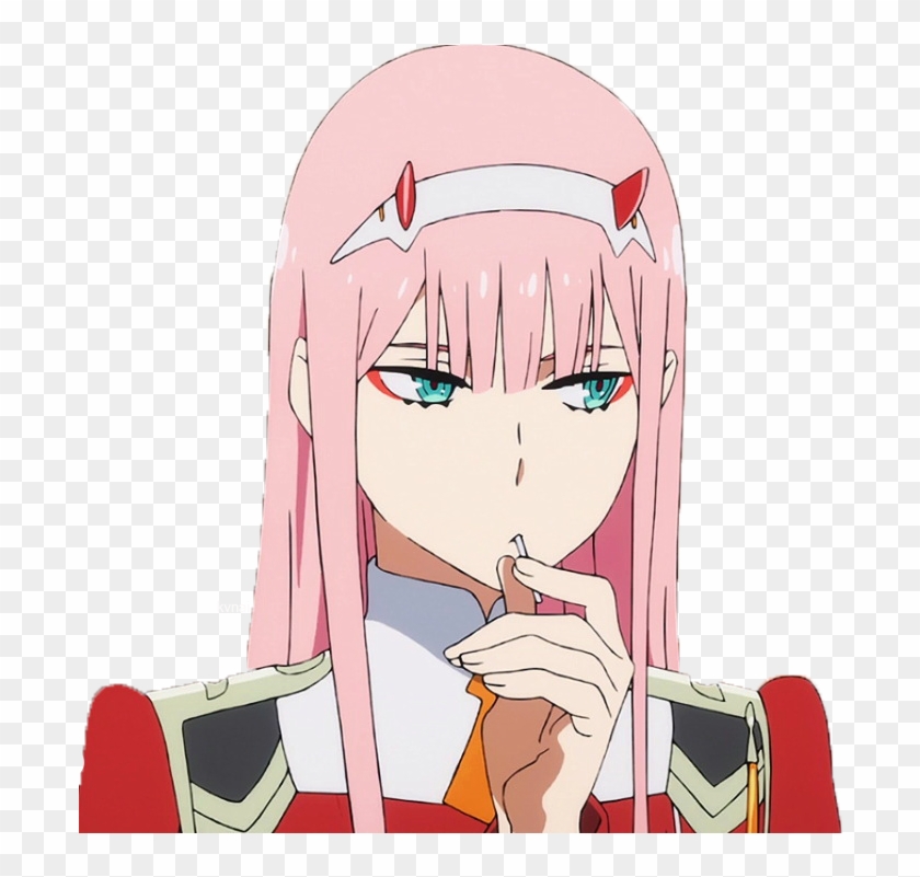 “transparent Zero Two / Darling In The Franxx ゼロツー, - Zero Two Transparent Gif Clipart