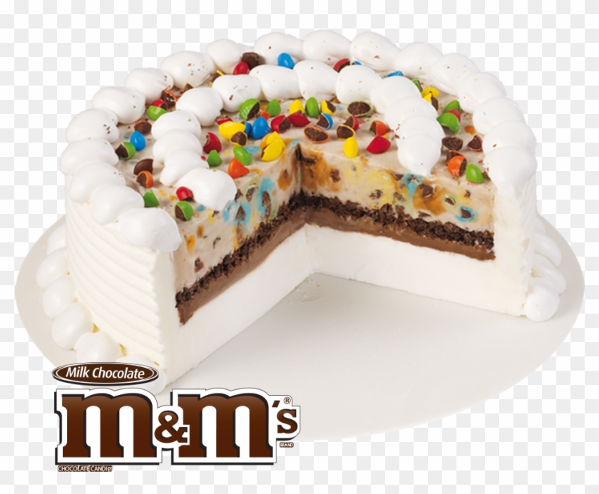 Dq® Round Cake - M&m's Clipart #889645