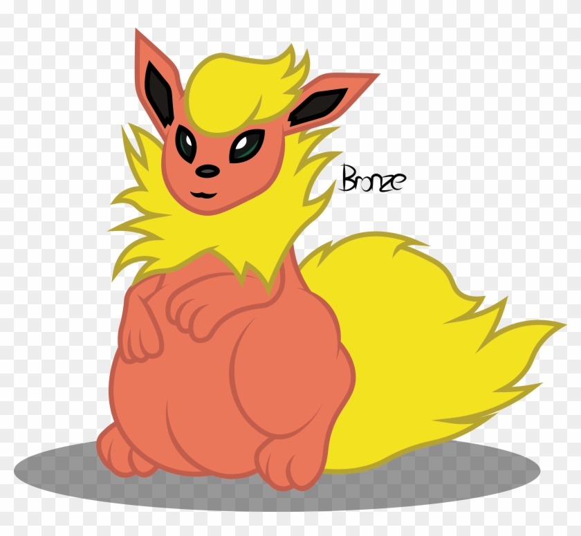 Flareon - Pregnant Pokemon Flareon Clipart #889650
