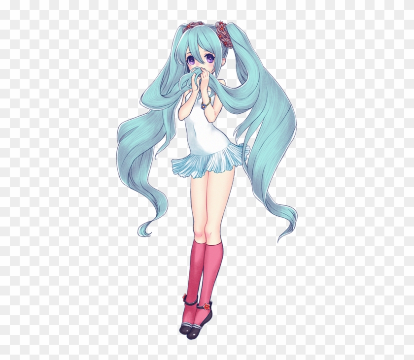 Anime Girl Png Tumblr - Blue Anime Girl Transparent Background Clipart #889651