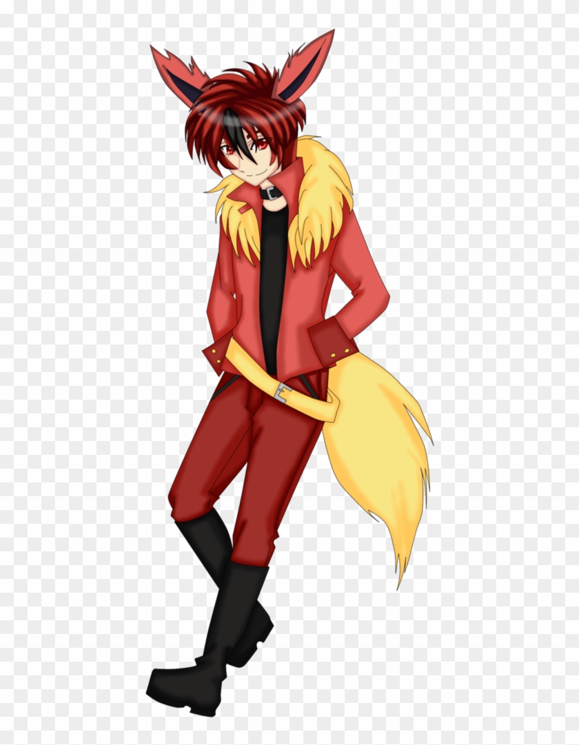 Flareon Human Boy Clipart