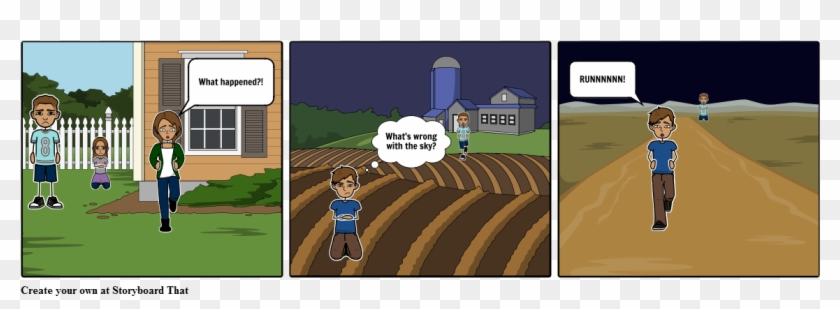 Black Blizzard - Cartoon Clipart