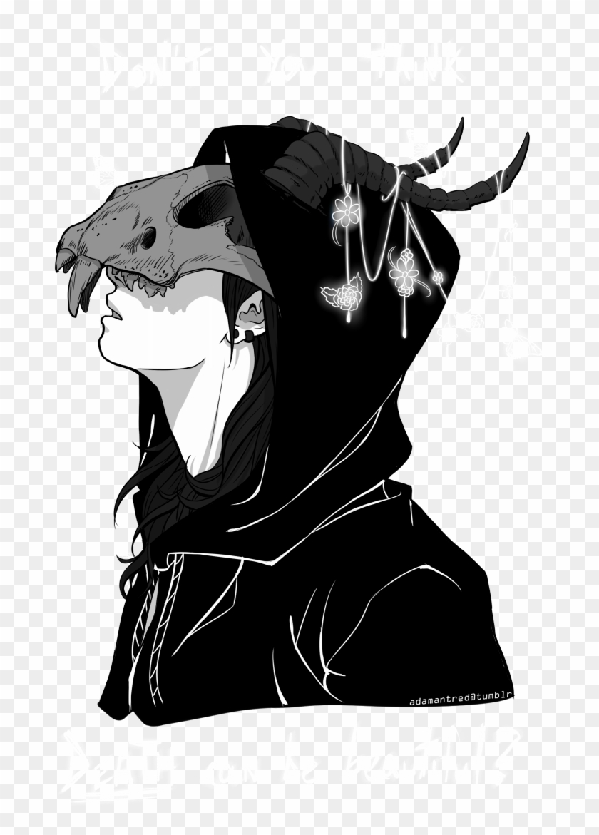 Http Adamantred Com Image Anime Boys - Anime Guy With Skull Mask Clipart #889972