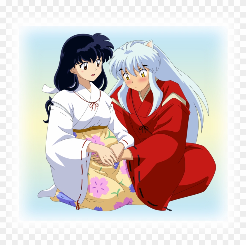 Inuyasha Clipart Tumblr Transparent - Inuyasha X Kagome - Png Download