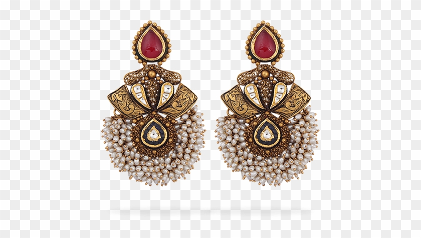 Gold - Earrings Clipart #890414