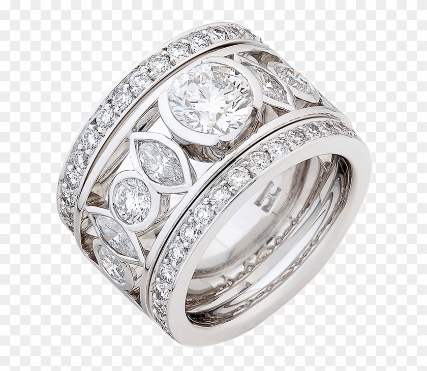 Jewellery Online Indian Jewelry Sets Bangles Rings - Wide Band Dress Ring With Diamonds Clipart