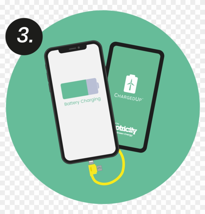 Use The Battery To Charge Your Phone On The Go - Graphic Design Clipart