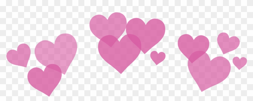 Sticker Heart Hearts Crown Tumblr Awesome Heart Tumblr - Heart Snapchat Filter Png Clipart