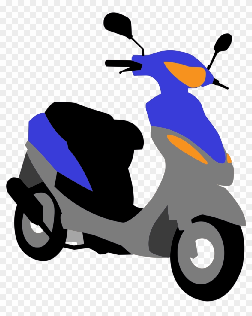 Medium Image - Scooter Clipart - Png Download