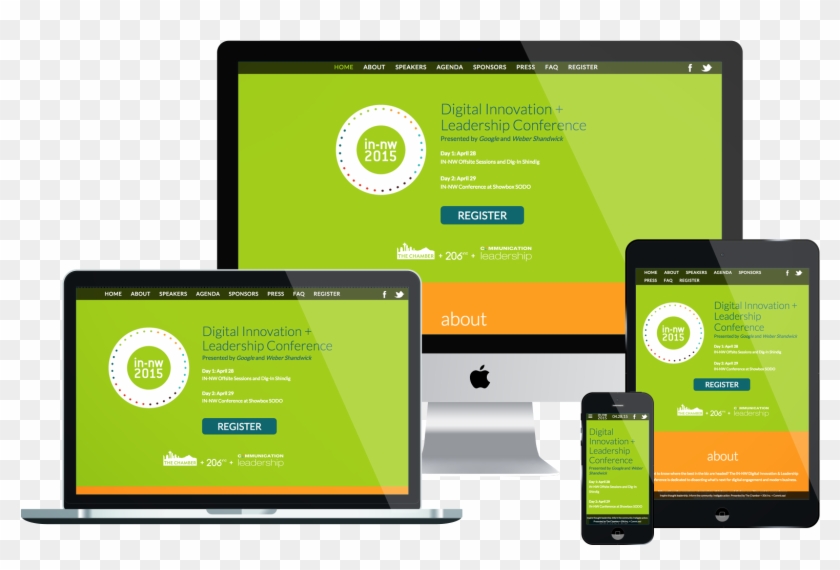 In-nw 2015 Responsive Website - Website Responsive View Clipart
