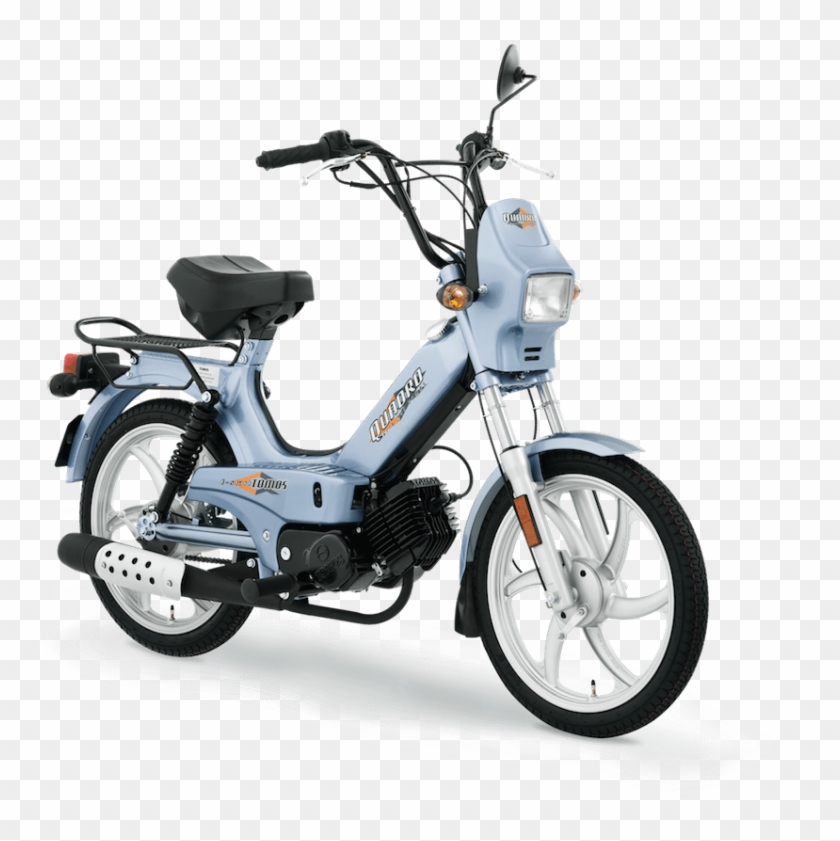 On A Two-wheeler With Turn Indicators - Tomos Standard Clipart #891728